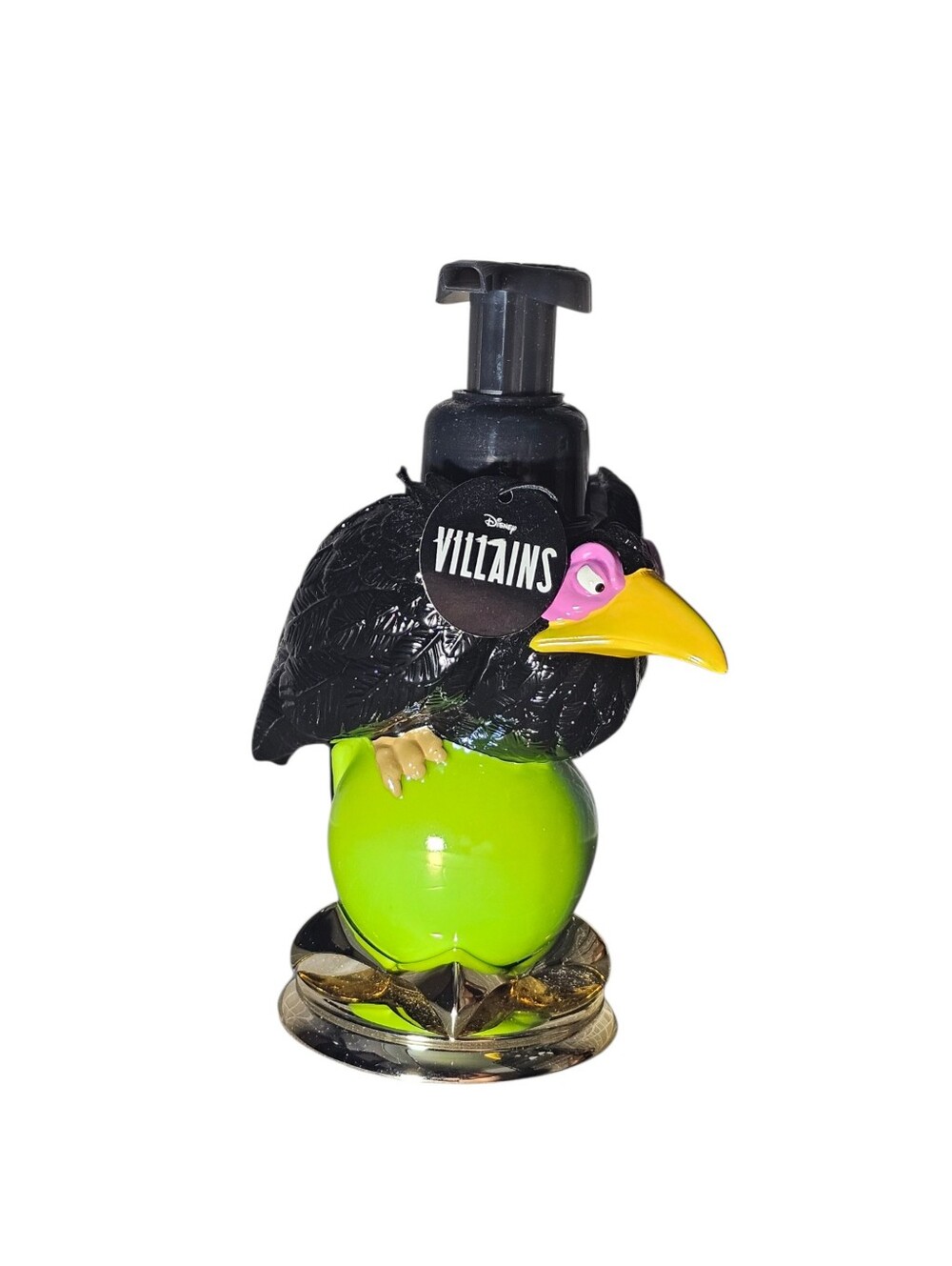 NEW! Bath & Body Works Disney Maleficent Raven Foam Hand Soap Dispenser
